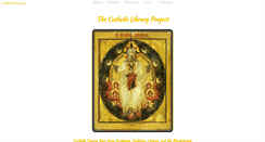 Desktop Screenshot of catholiclibrary.org